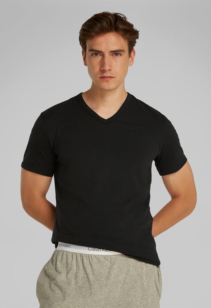 Calvin Klein - S/S V Neck 3Pk - multi 