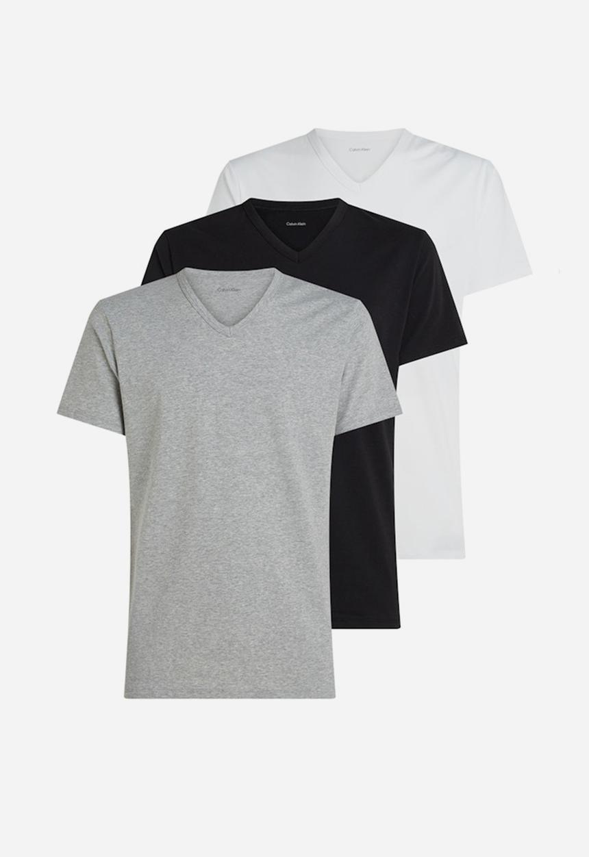 Calvin Klein - S/S V Neck 3Pk - multi 