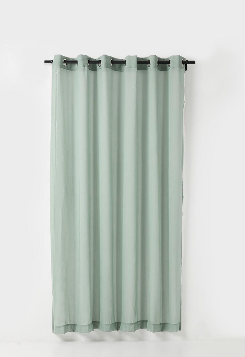 Sixth Floor - Spectra sheer Eyelet Curtain - Sage