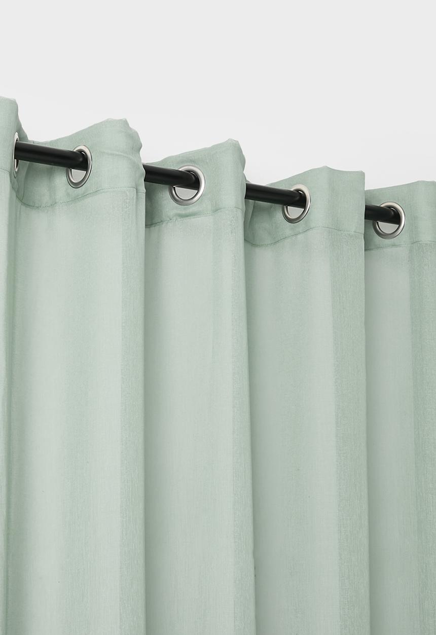 Sixth Floor - Spectra sheer Eyelet Curtain - Sage