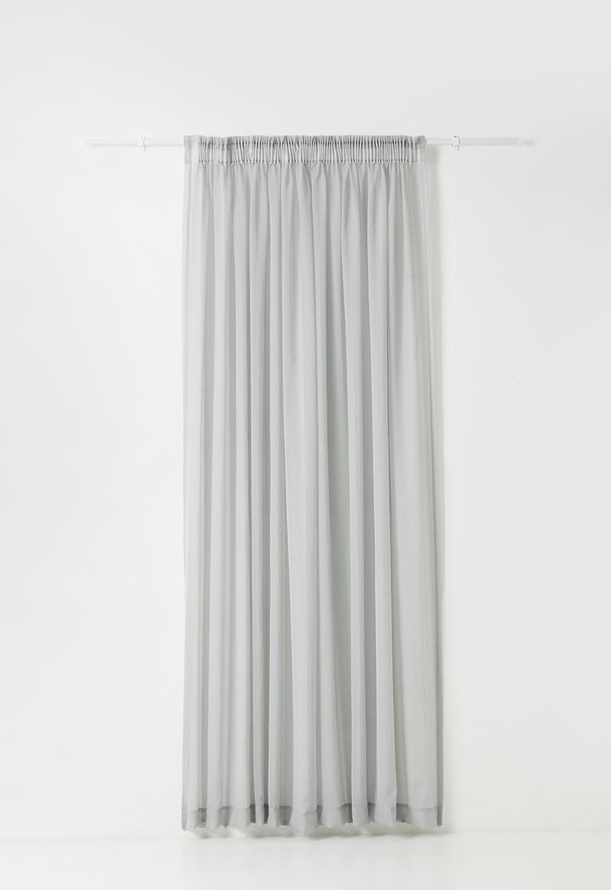 Sixth Floor - Spectra sheer Taped Curtain - Soft Grey