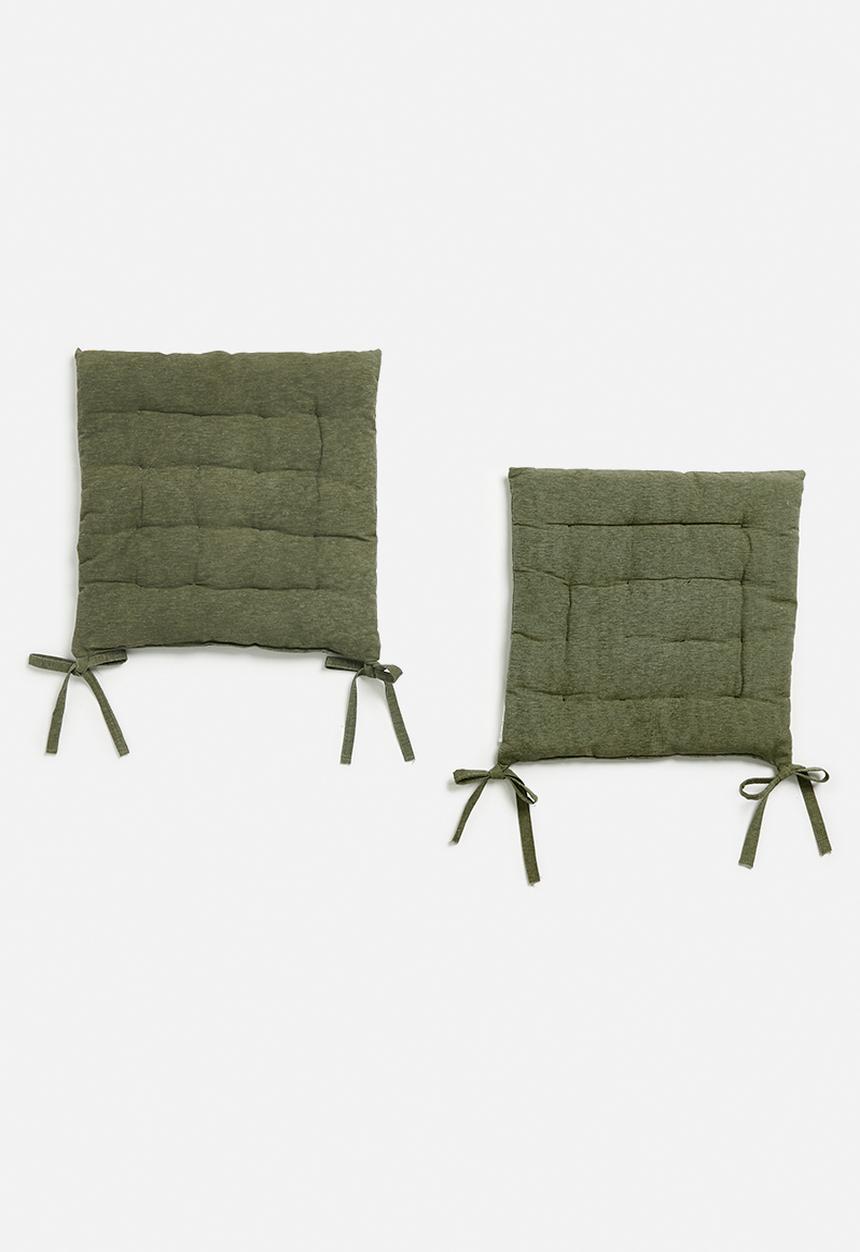 H&S - Essential seat set of 2 cushion - green