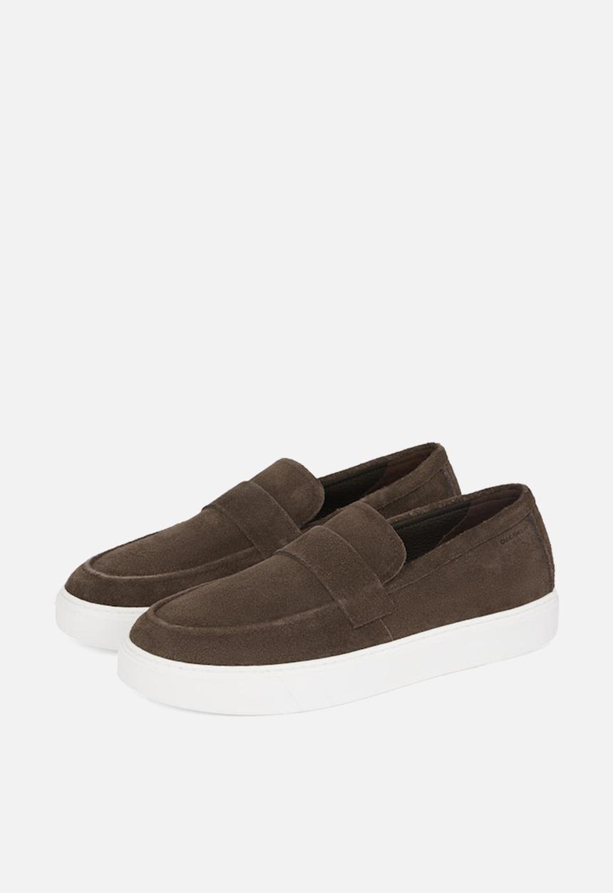 Calvin Klein - MOCCASIN SUE UNLINED- Rocky Brown
