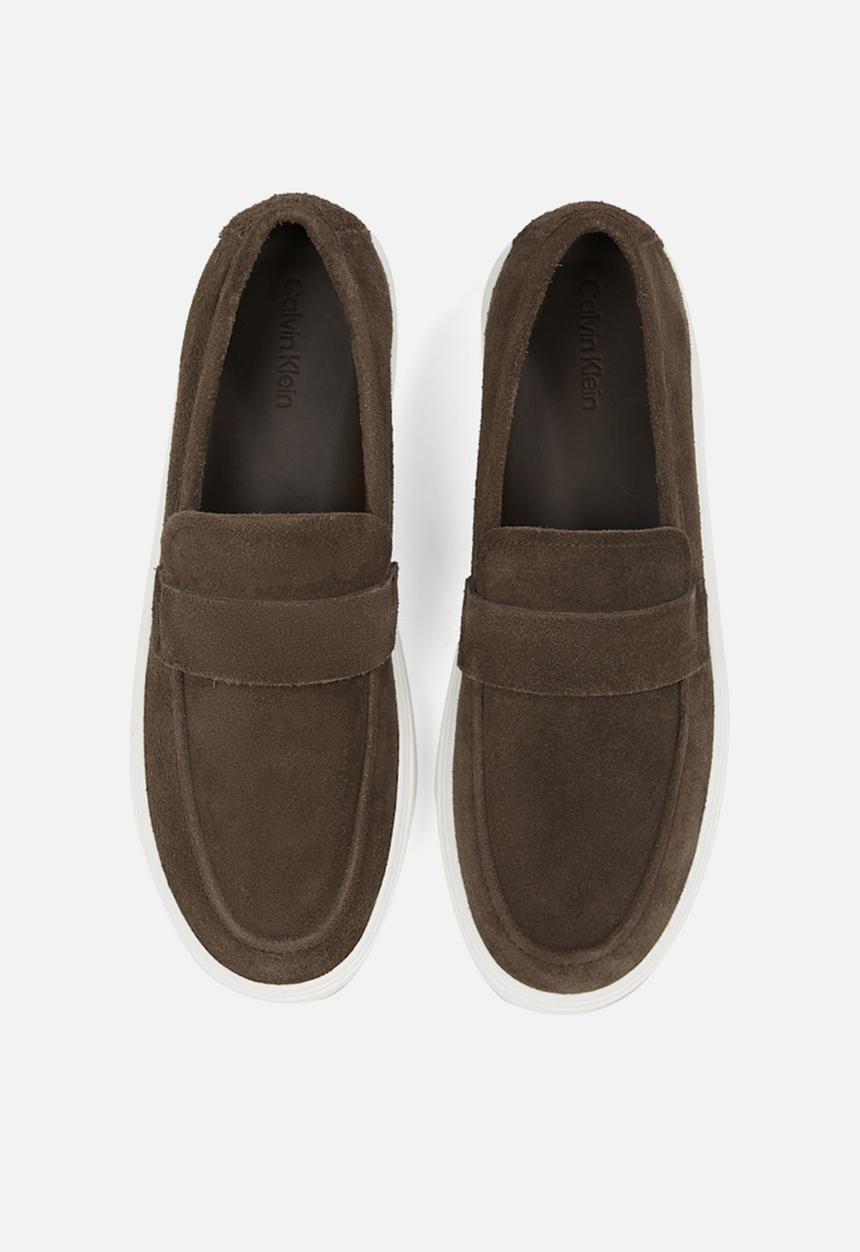 Calvin Klein - MOCCASIN SUE UNLINED- Rocky Brown