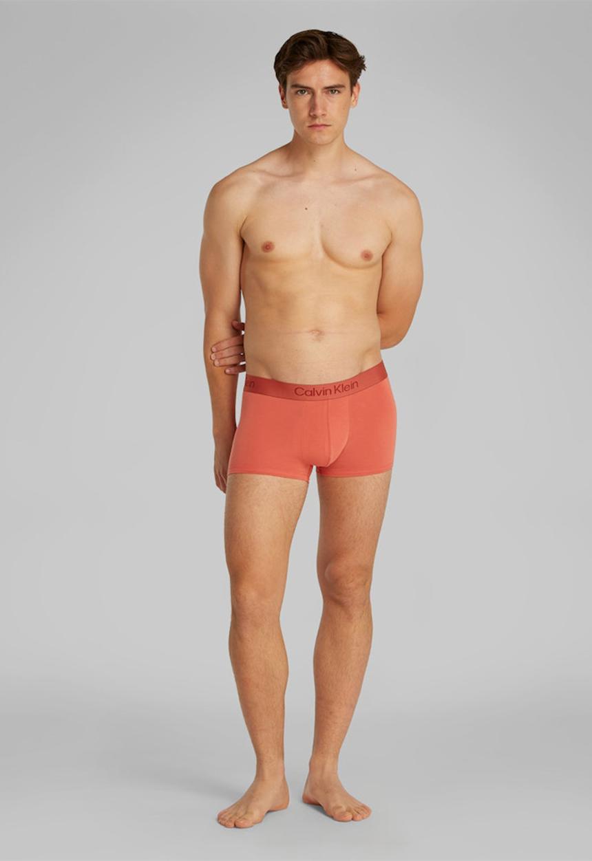 Calvin Klein - Trunk 3 Pack - Saltwater, Gr Heather, Dark Fuchsia