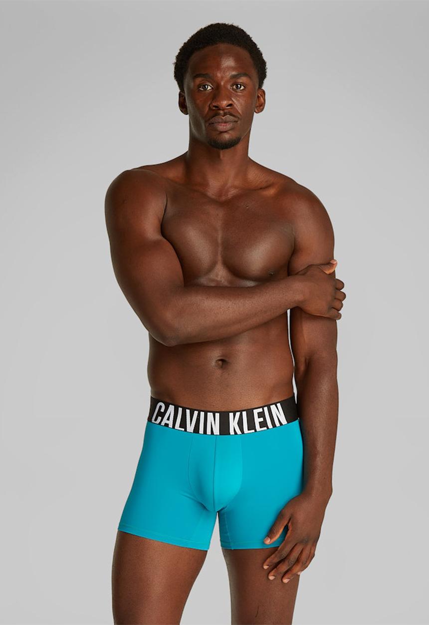 Calvin Klein - Boxer Brief 3 Pack - Misty Grey, Black &  Blossom Green