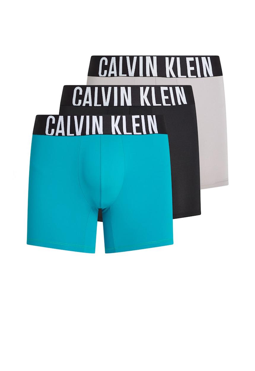 Calvin Klein - Boxer Brief 3 Pack - Misty Grey, Black &  Blossom Green