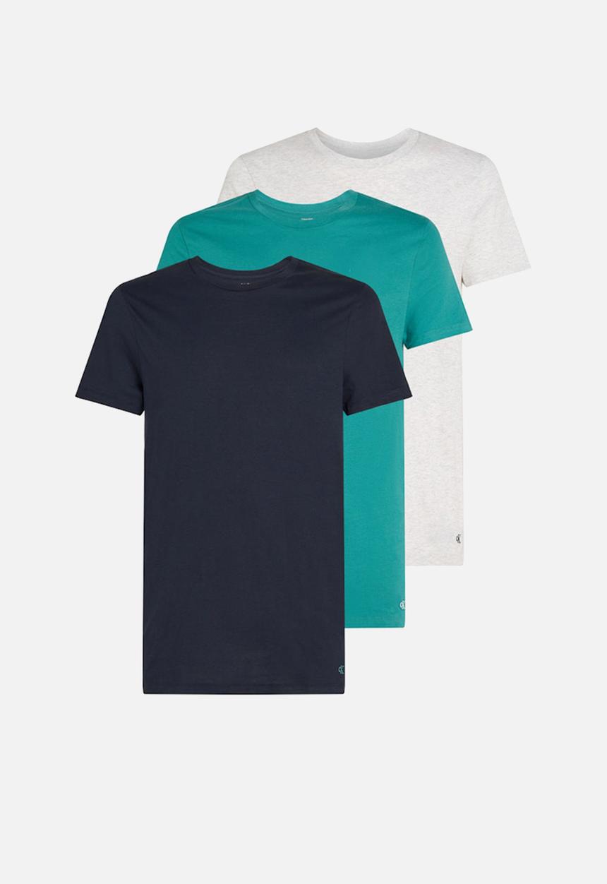 Calvin Klein - S/S Crew Neck 3Pk - multi 