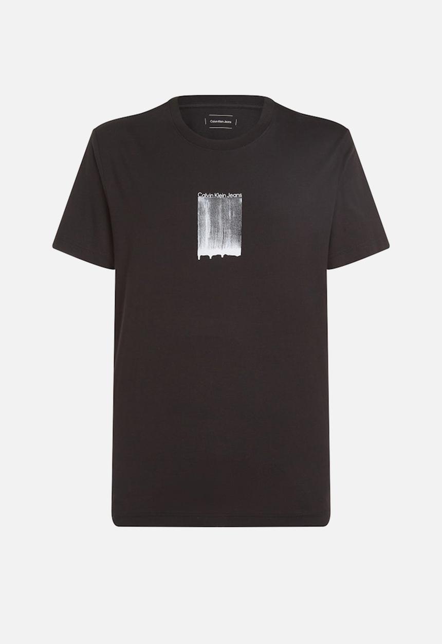 Calvin Klein - Brush Stroke Graphic Tee - Ck Black