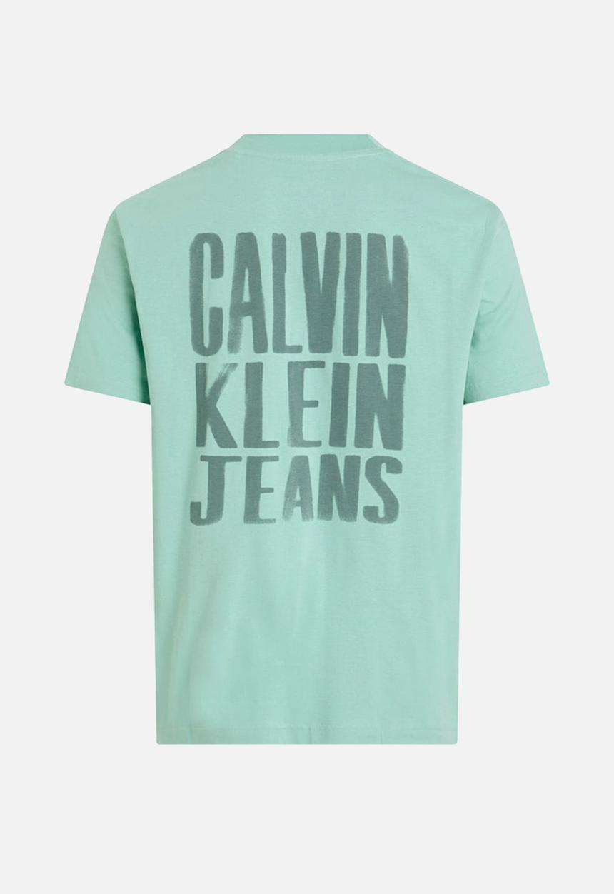 Calvin Klein - Painted Calvin Klein Jeans Tee - Fresh Mint