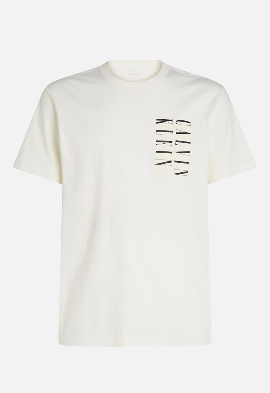Calvin Klein - Serif Box Graphic Tee - Tofu
