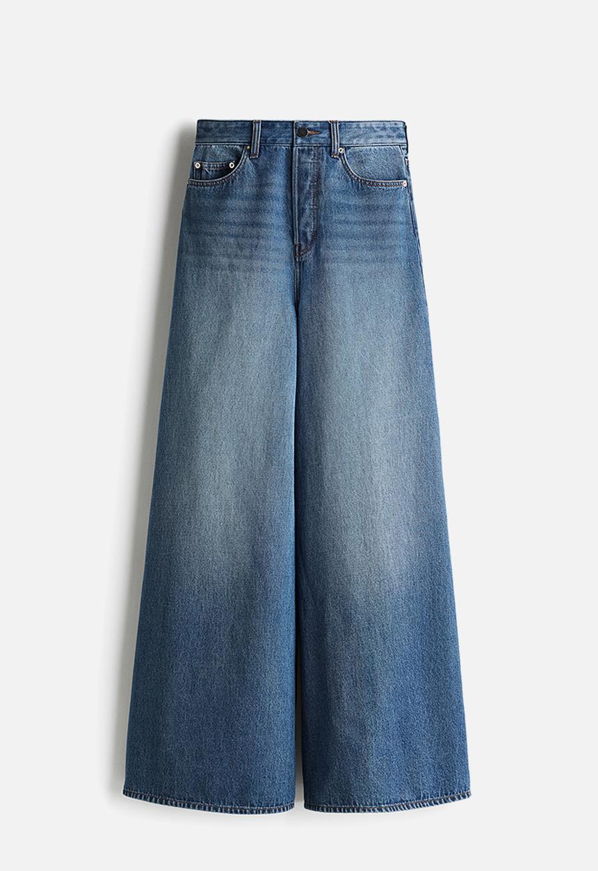 H&M - Wide jeans - denim blue 