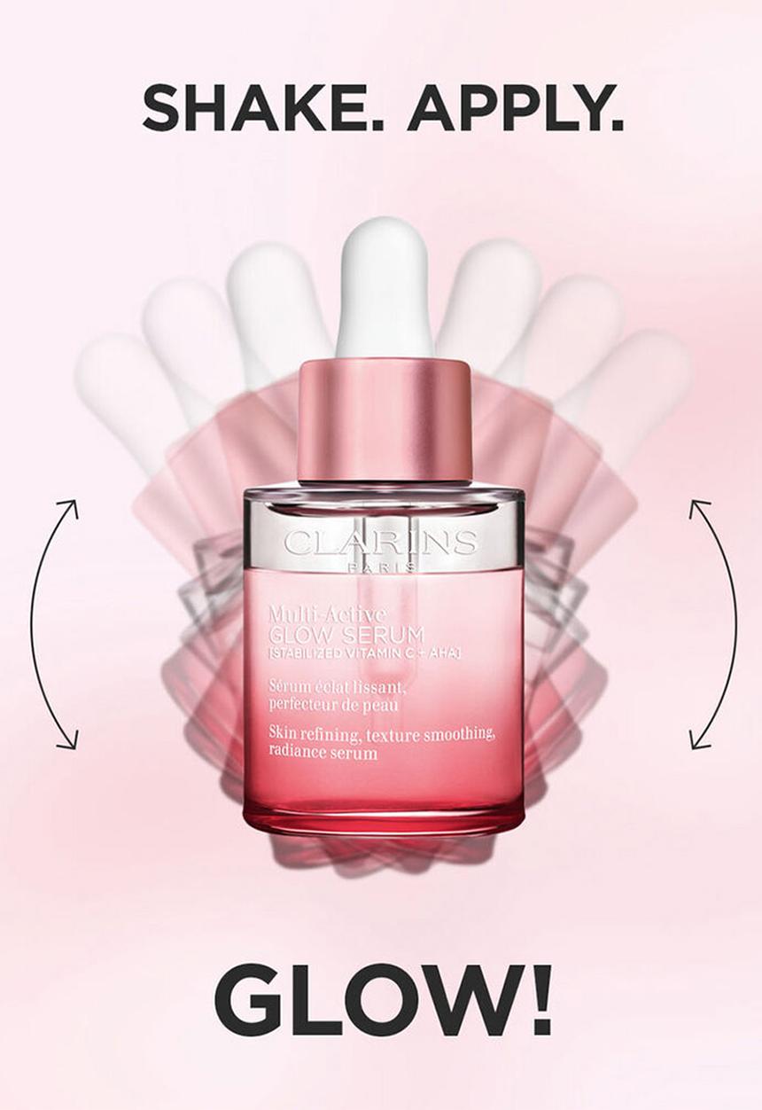 Clarins - Multi-Active Vitamin C + AHA Smoothing, Radiance-Boosting Glow Serum