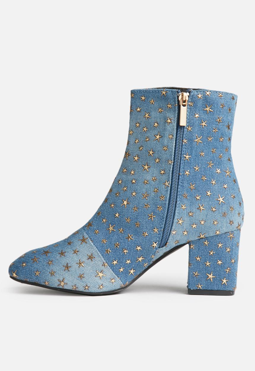 Daisy Street - Kylee Denim Star Boot