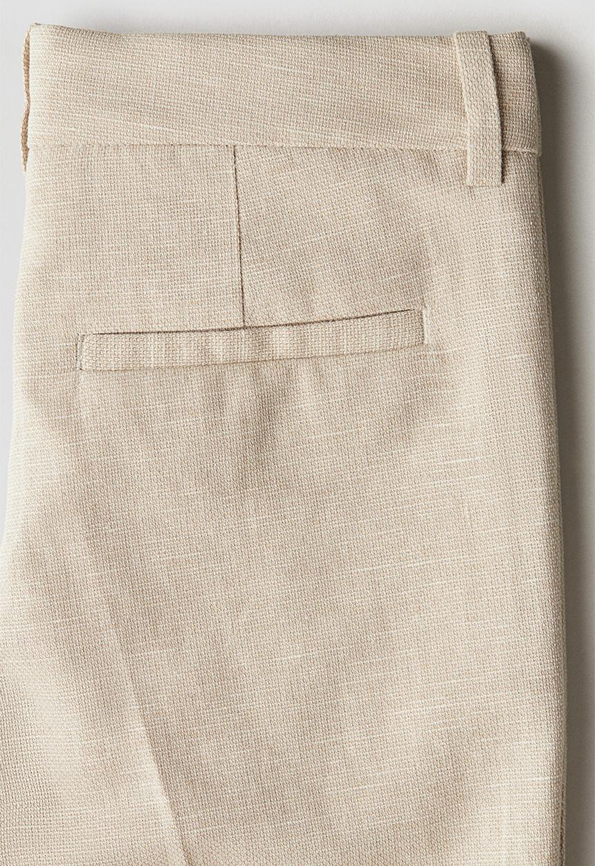 H&M - Linen-blend suit trousers - light beige
