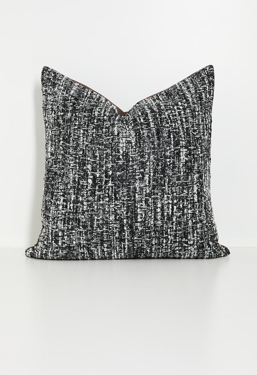 Hertex Fabrics - Clarisse Cushion Cover - Ebony