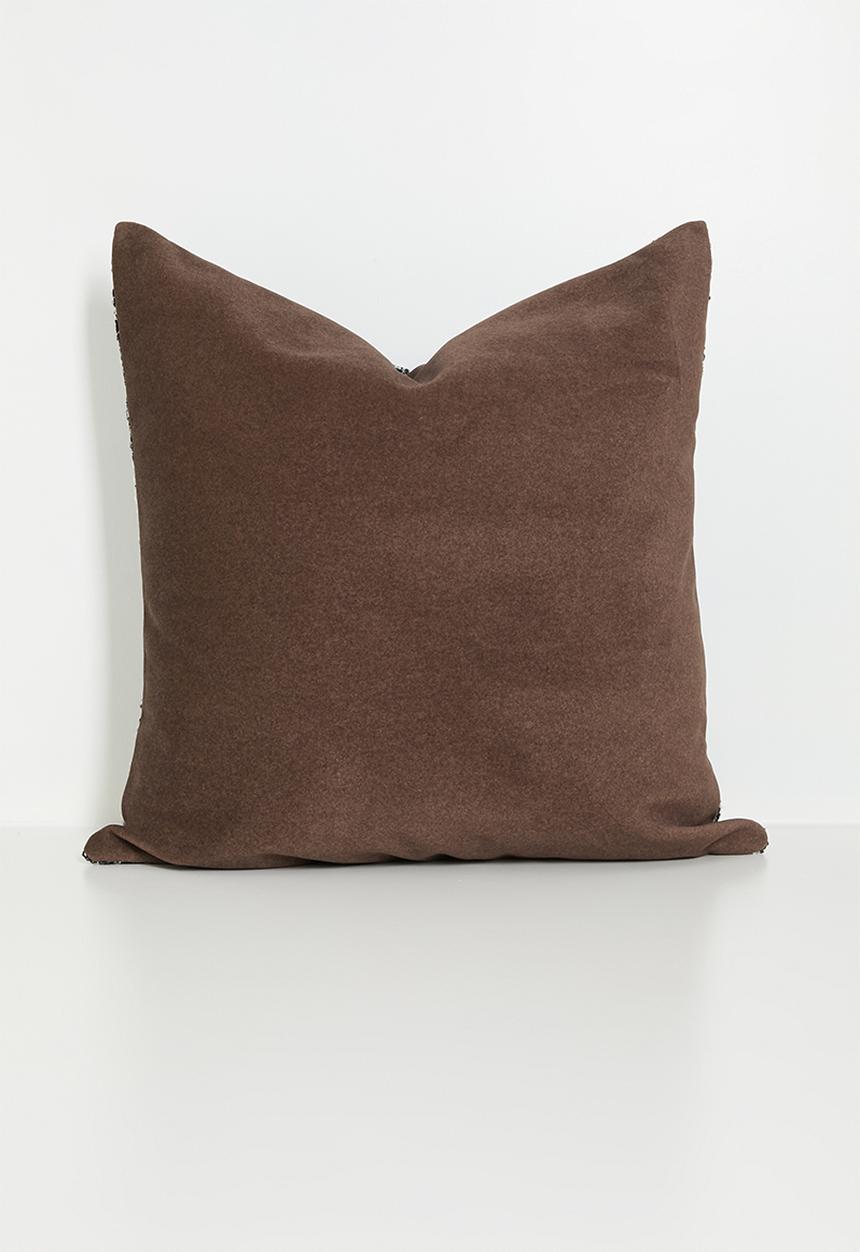 Hertex Fabrics - Clarisse Cushion Cover - Ebony