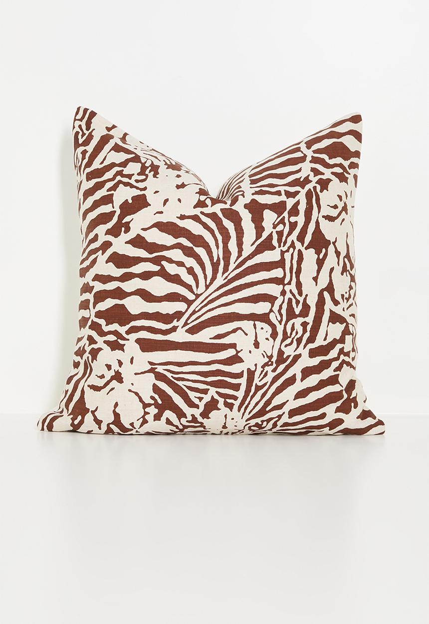 Hertex Fabrics - Quagga cushion cover - Rust