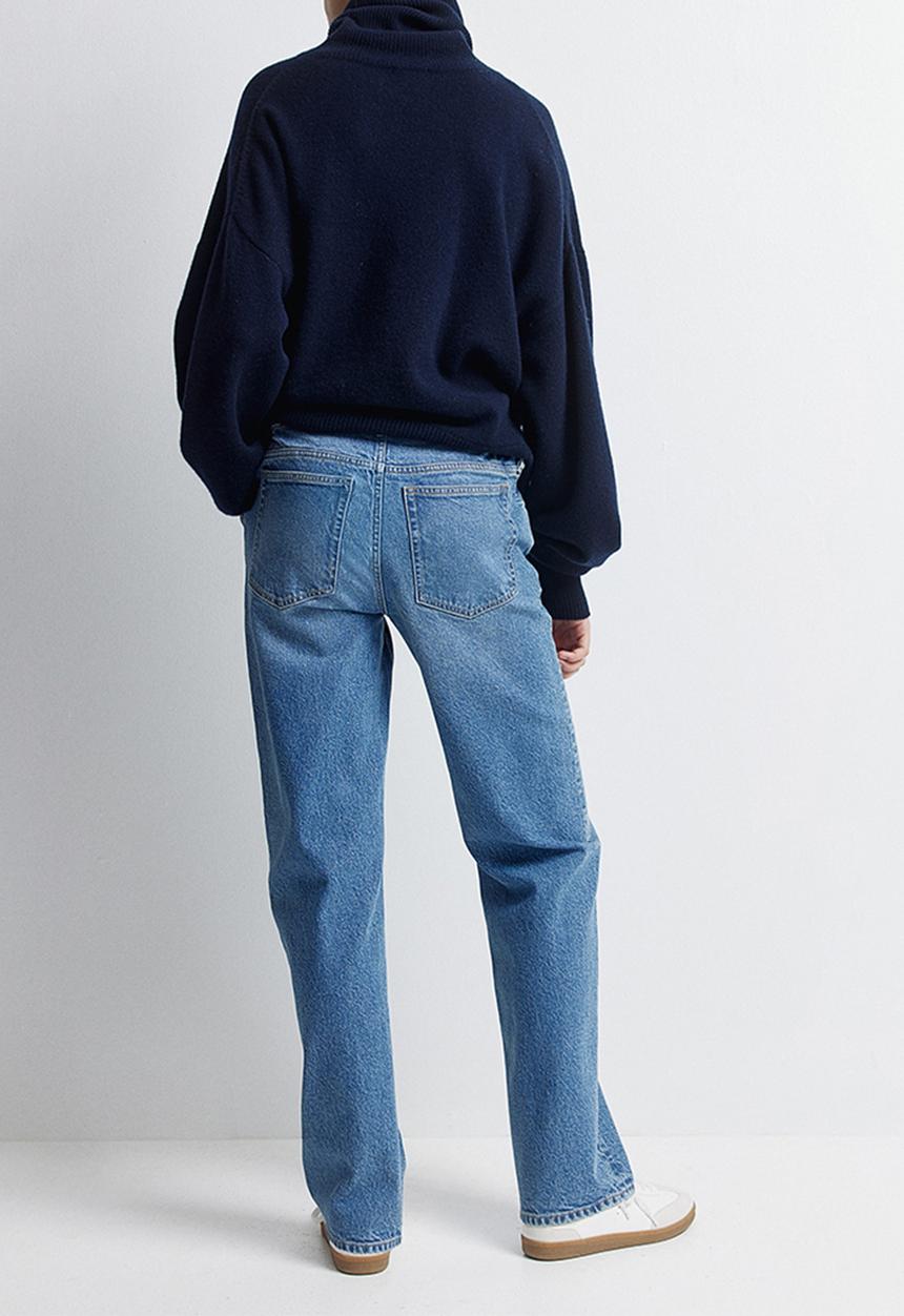 H&M - Mama straight jeans - light denim blue