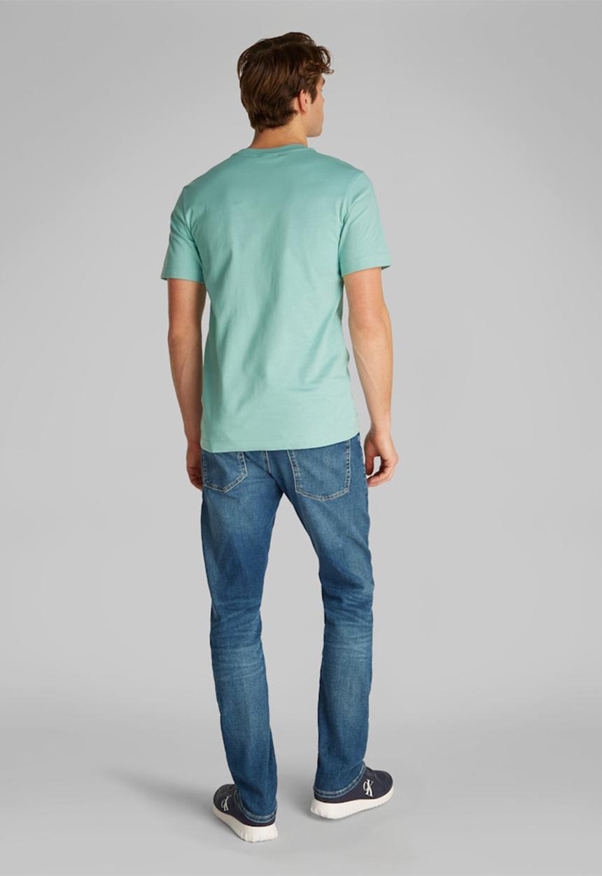 Calvin Klein - Woven Label Regular Tee - Fresh Mint