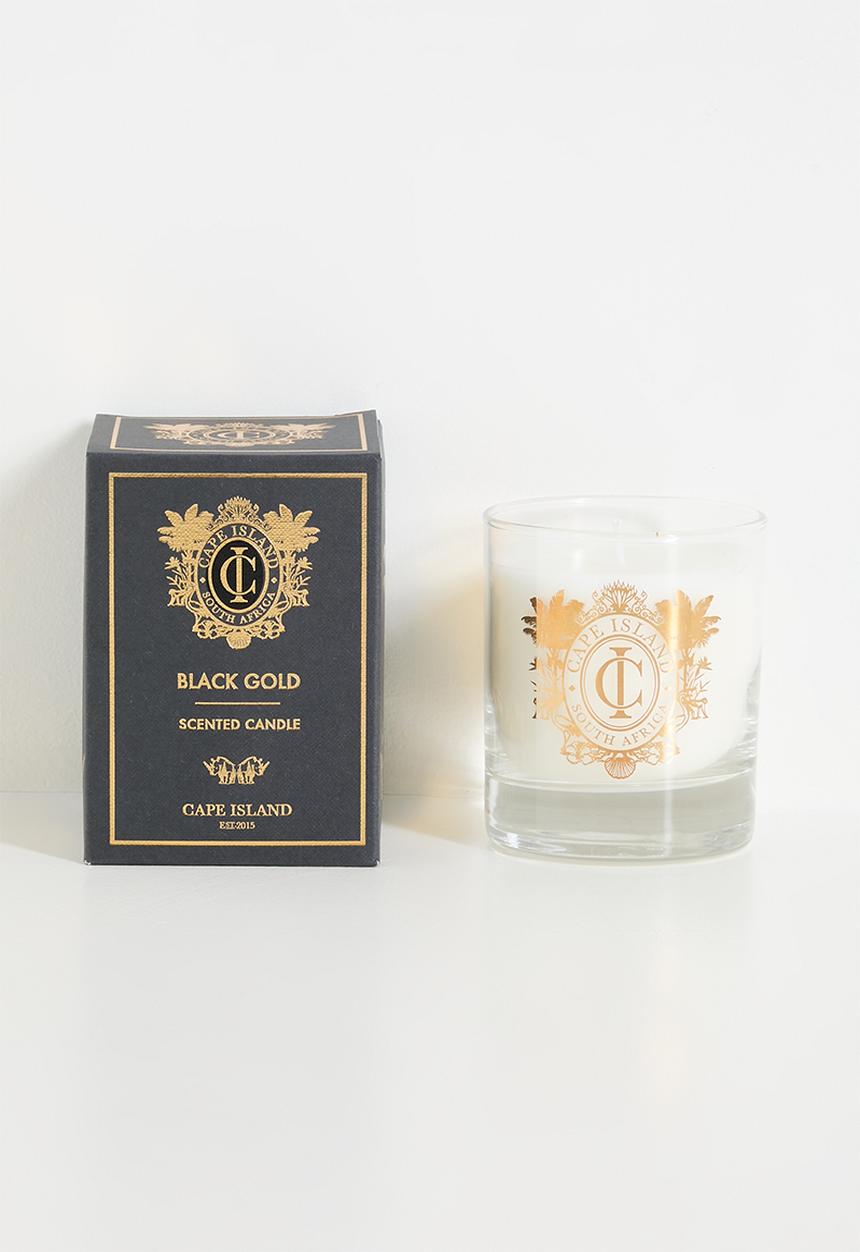 CAPE ISLAND - Black gold classic candle
