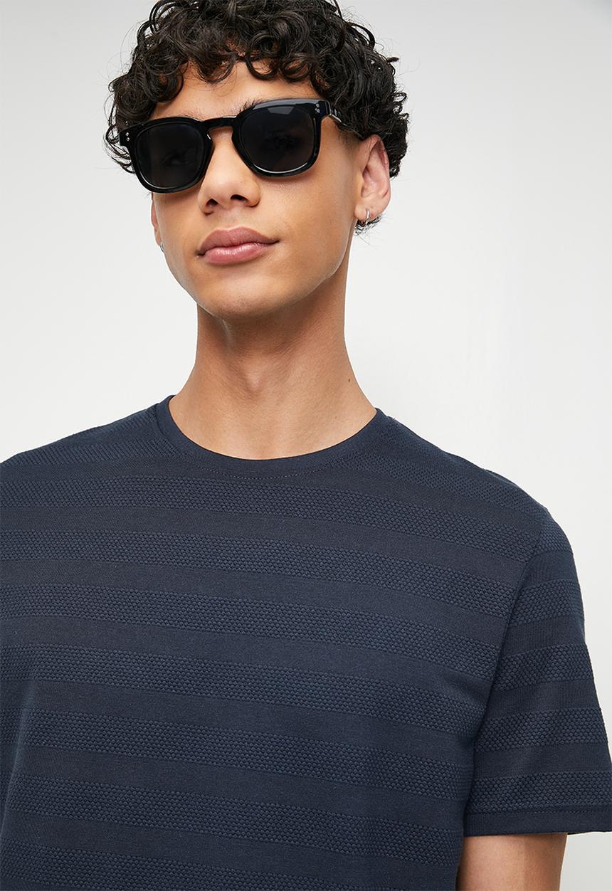 Brave Soul - T-Shirts - Navy