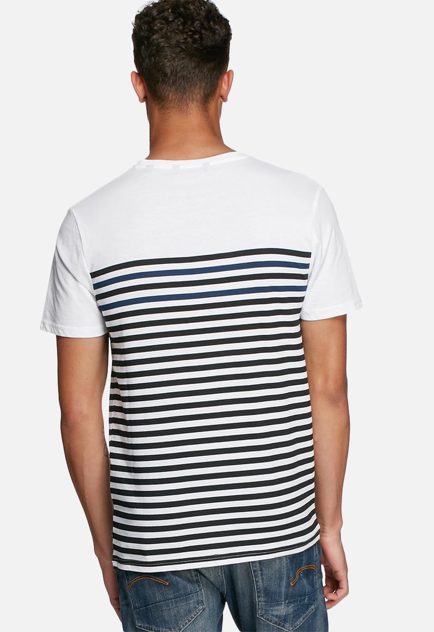 Only & Sons - Striped fitted tee