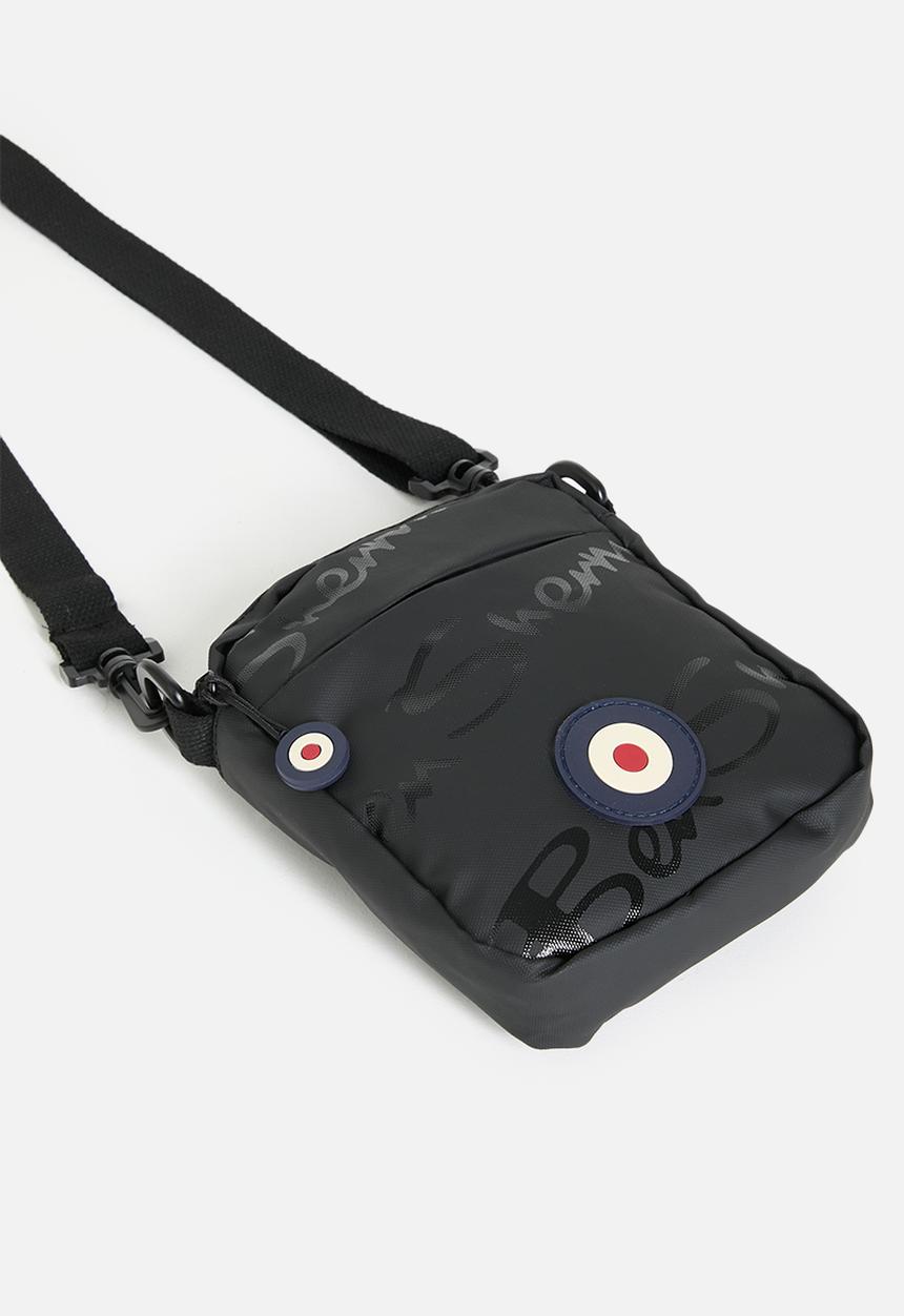 Ben Sherman - Compact Crossbody Wax Plastisol - Black