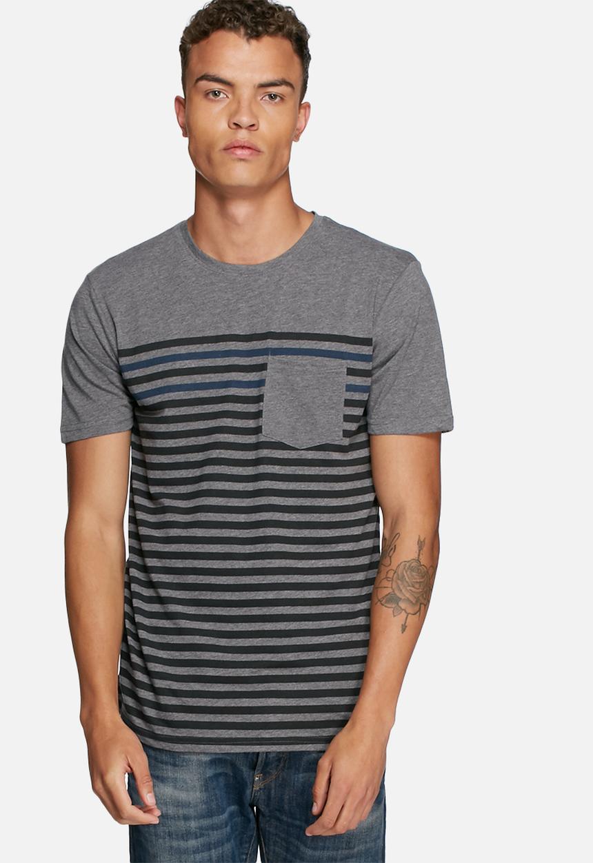Only & Sons - Striped fitted tee