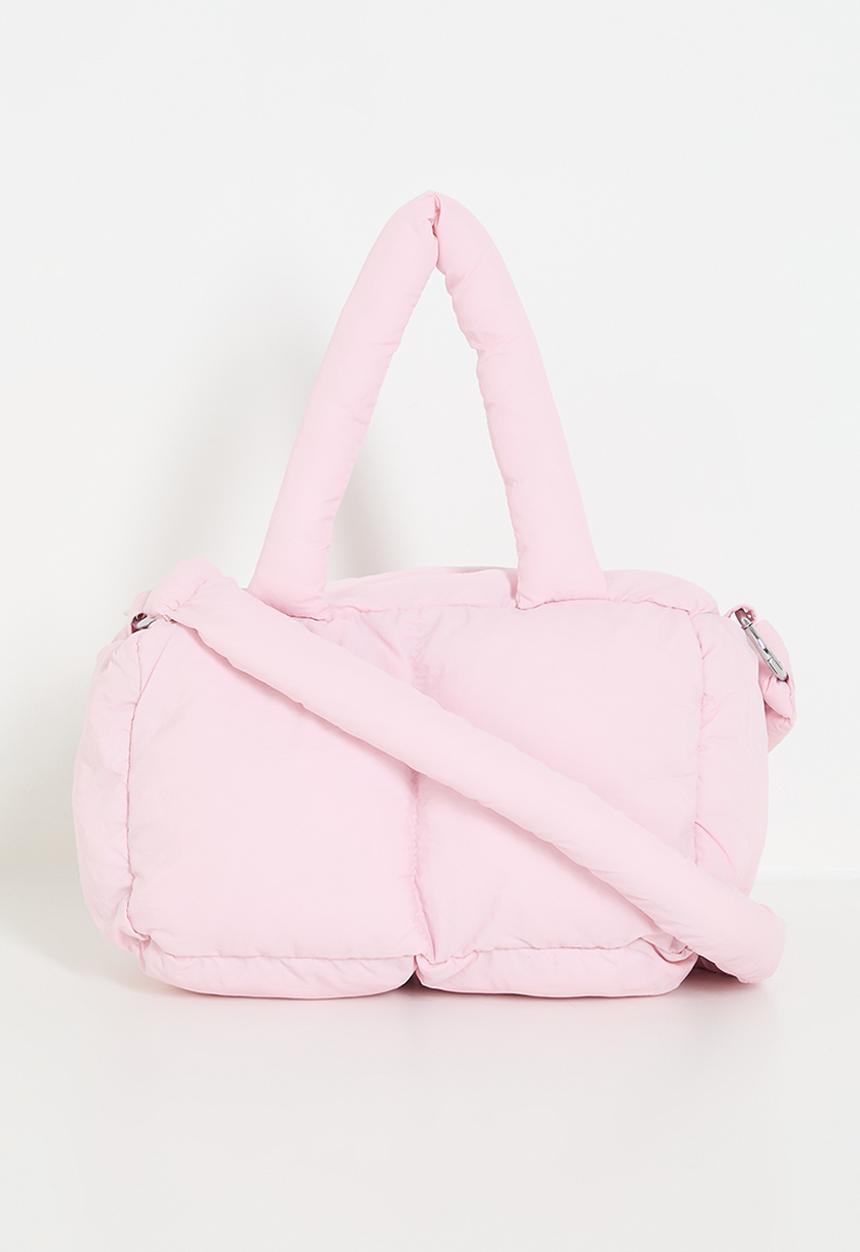 Pop Candy - Mini padded duffel bag with padded detachable strap - pale pink