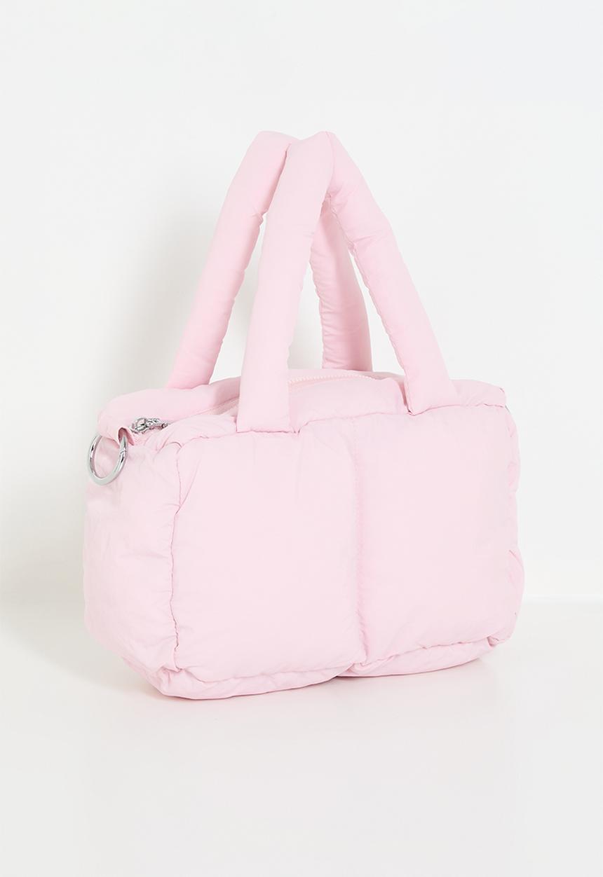 Pop Candy - Mini padded duffel bag with padded detachable strap - pale pink