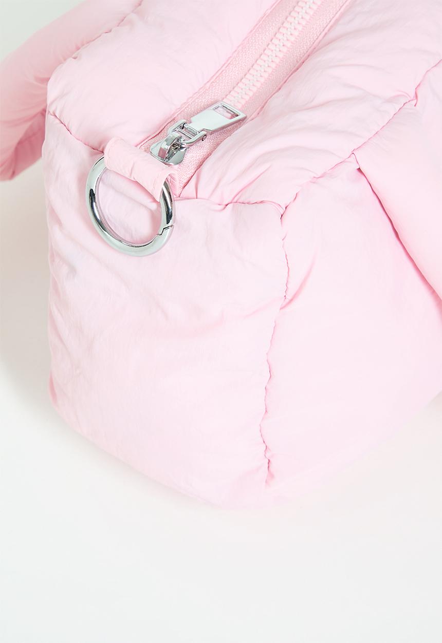 Pop Candy - Mini padded duffel bag with padded detachable strap - pale pink