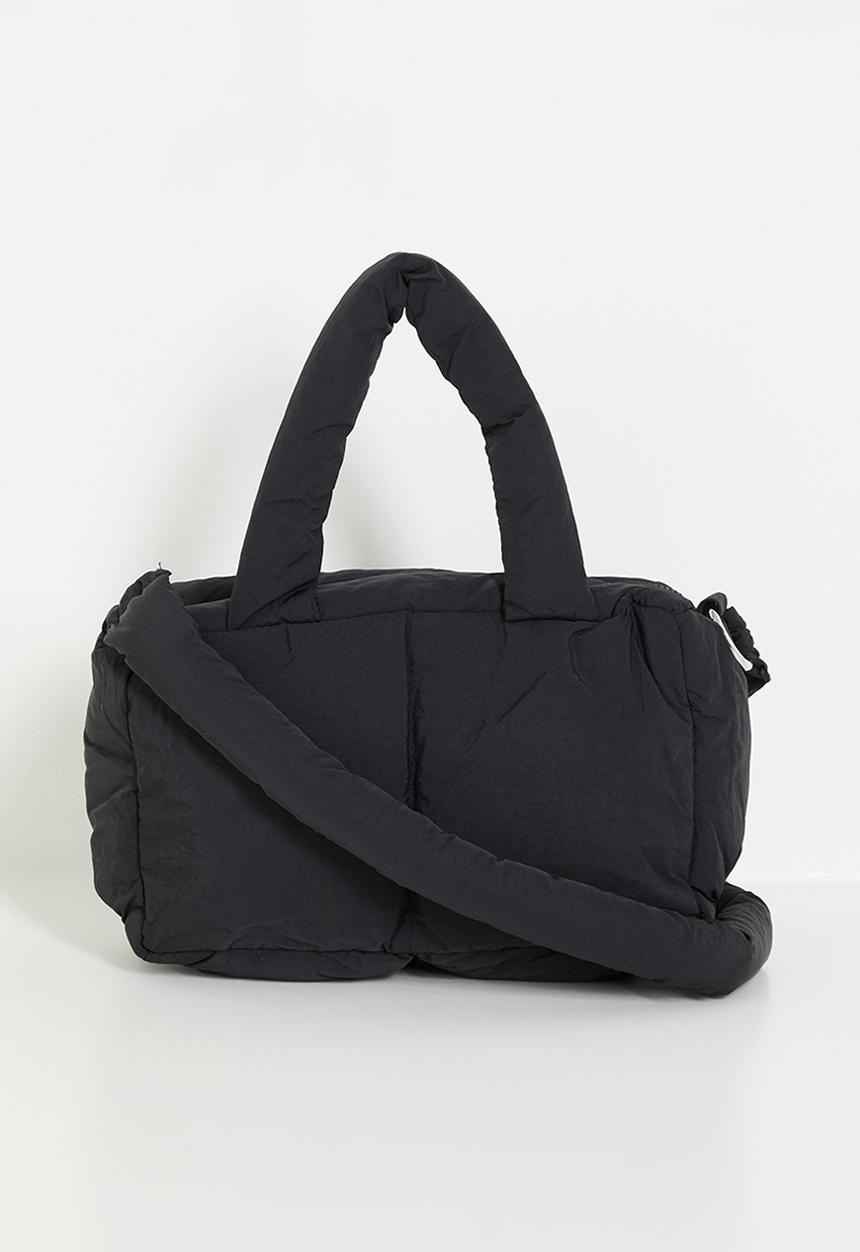Pop Candy - Mini padded duffel bag with padded detachable strap - black