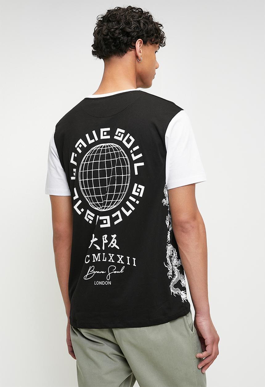 Brave Soul - T-Shirts - Jet Black