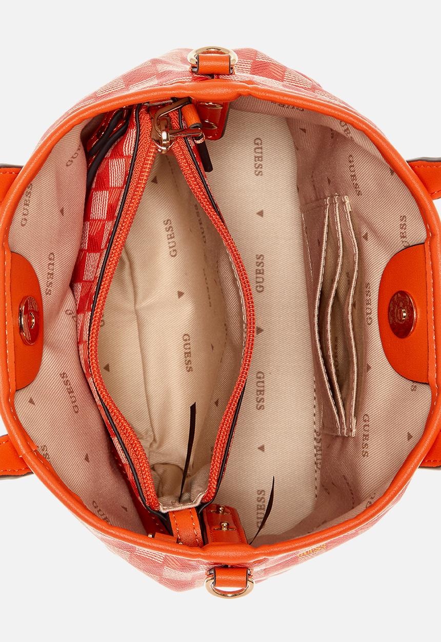 GUESS - G wave mini tote - orange logo