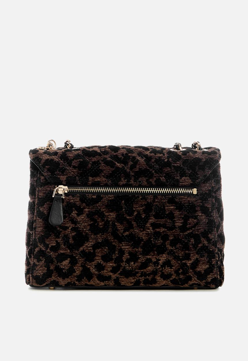 GUESS - Giully ii 2 comp cnvrtble flap - black