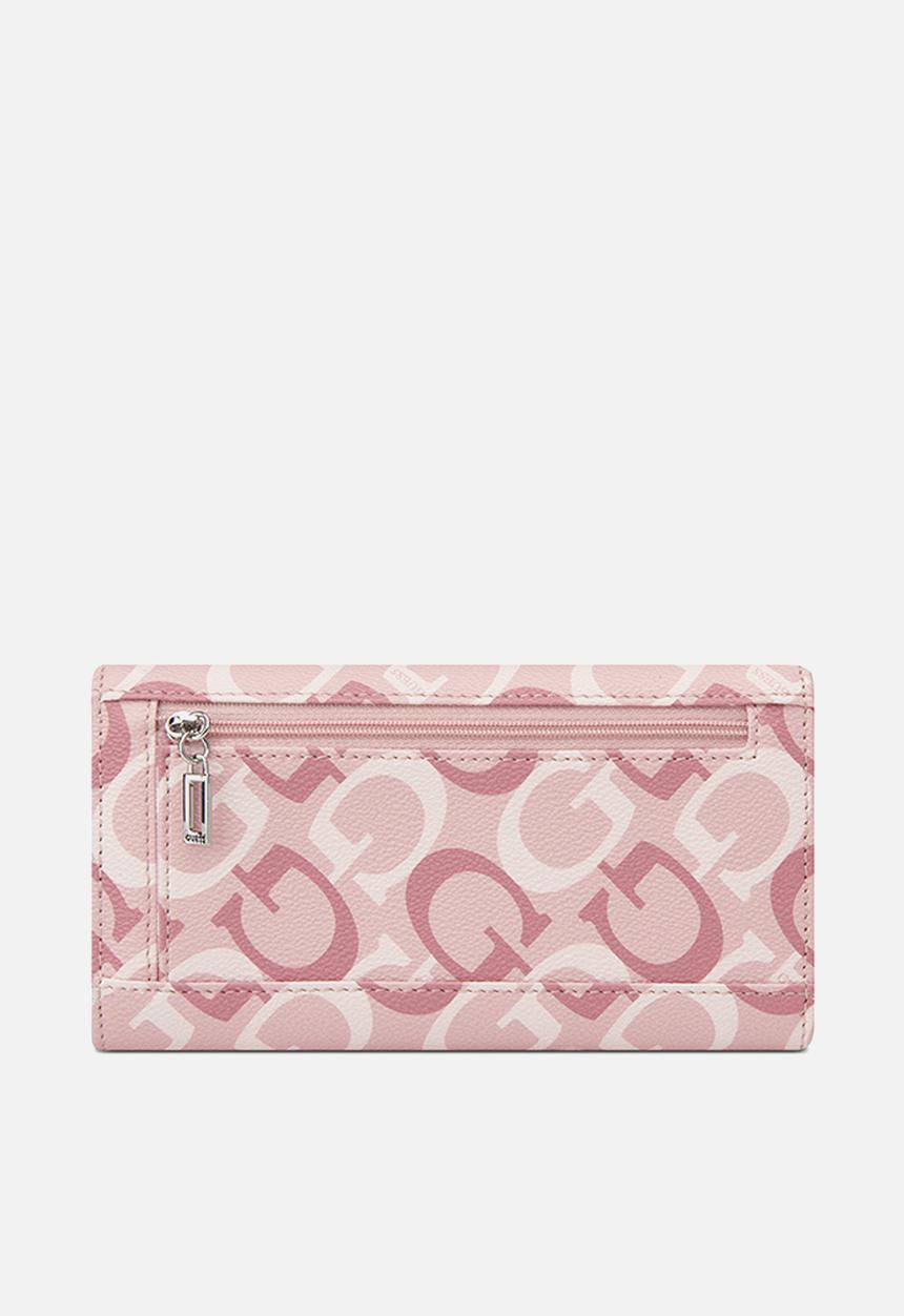 GUESS - Abbas slg slim clutch - pink