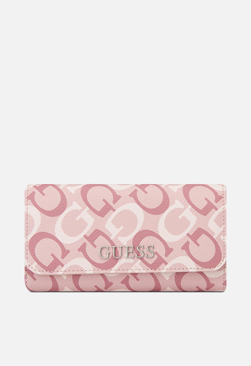 GUESS - Abbas slg slim clutch - pink