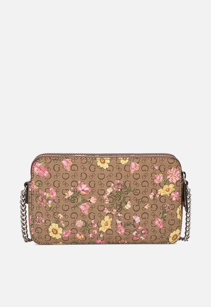 GUESS - Tidewood mini compartmnt crossbody bag - mocha multi