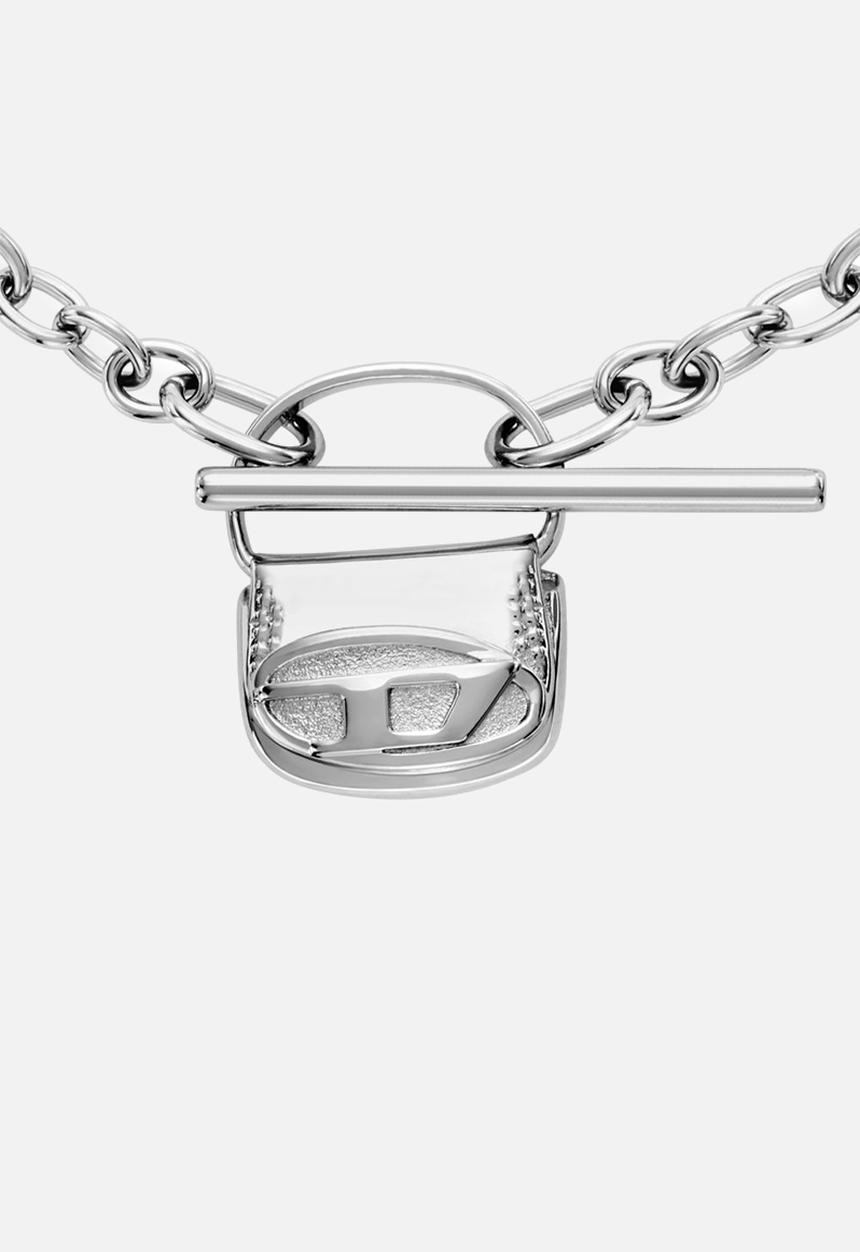 Diesel  - D Logo Necklace - Silver
