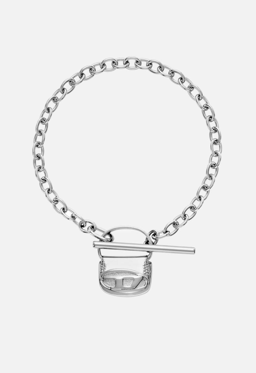 Diesel  - D Logo Necklace - Silver