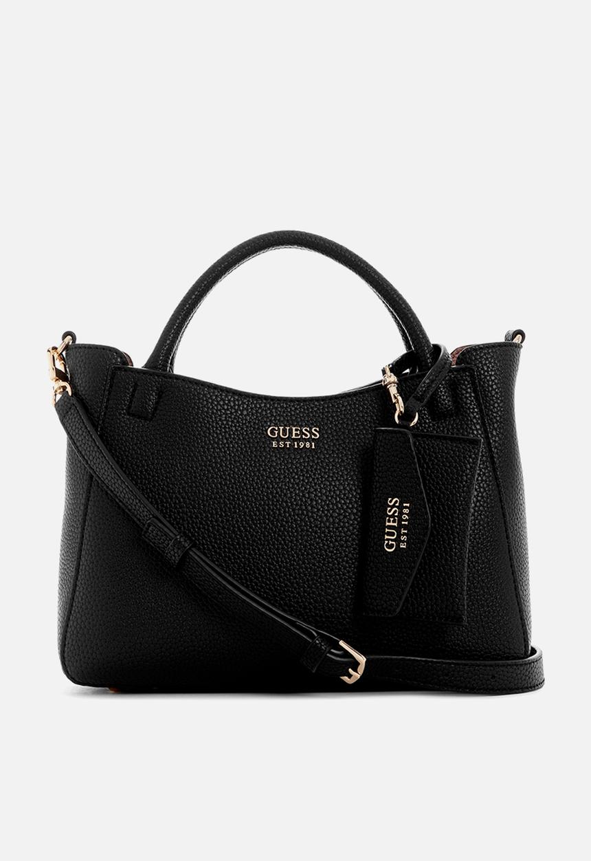 GUESS - Brento sml girlfriend satchel bag - black