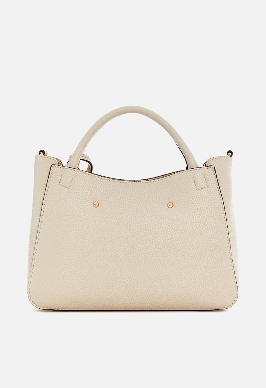 GUESS - Brento sml girlfriend satchel bag - beige