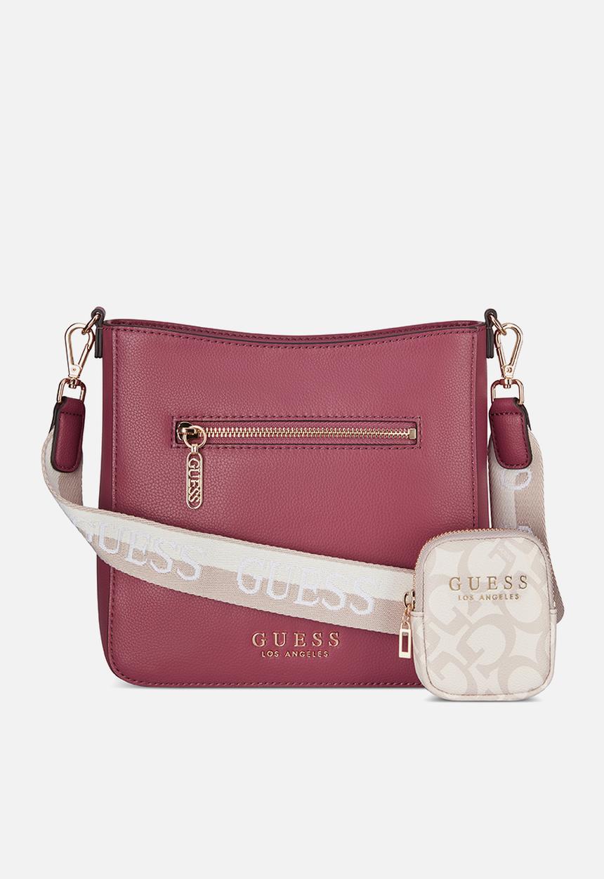 GUESS - Baxian crossbody bag - burgundy