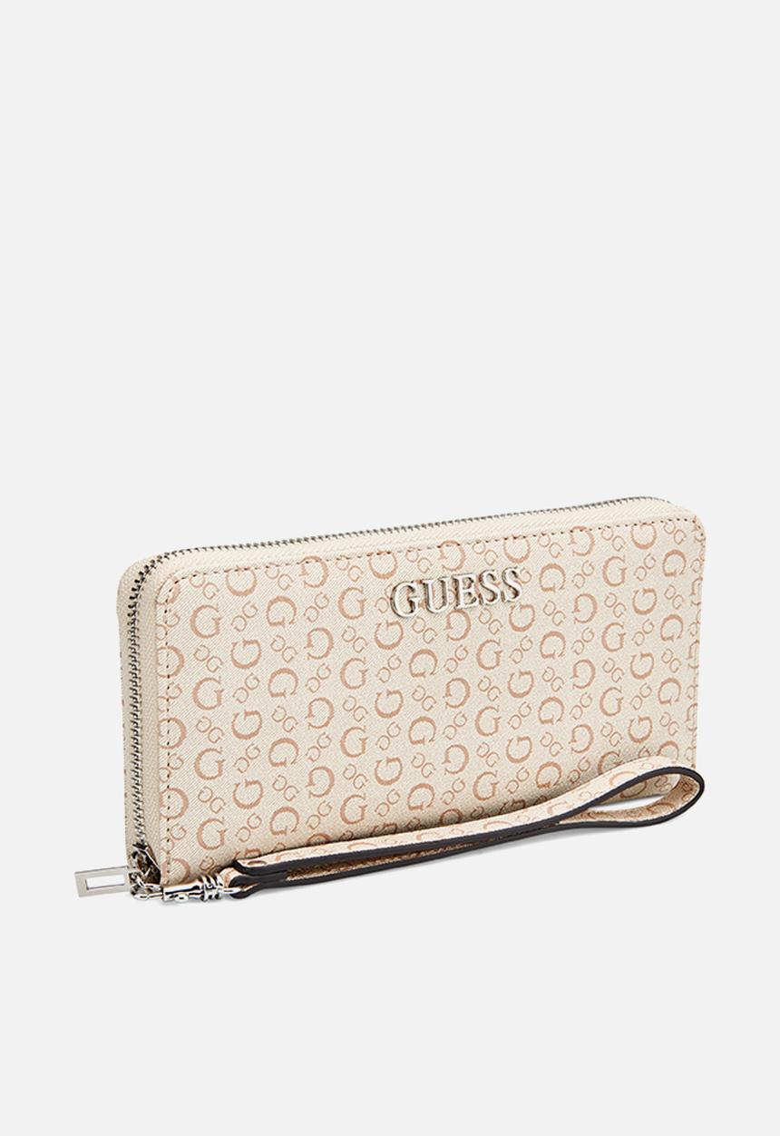 GUESS - Abbas slg zip around bag - pink