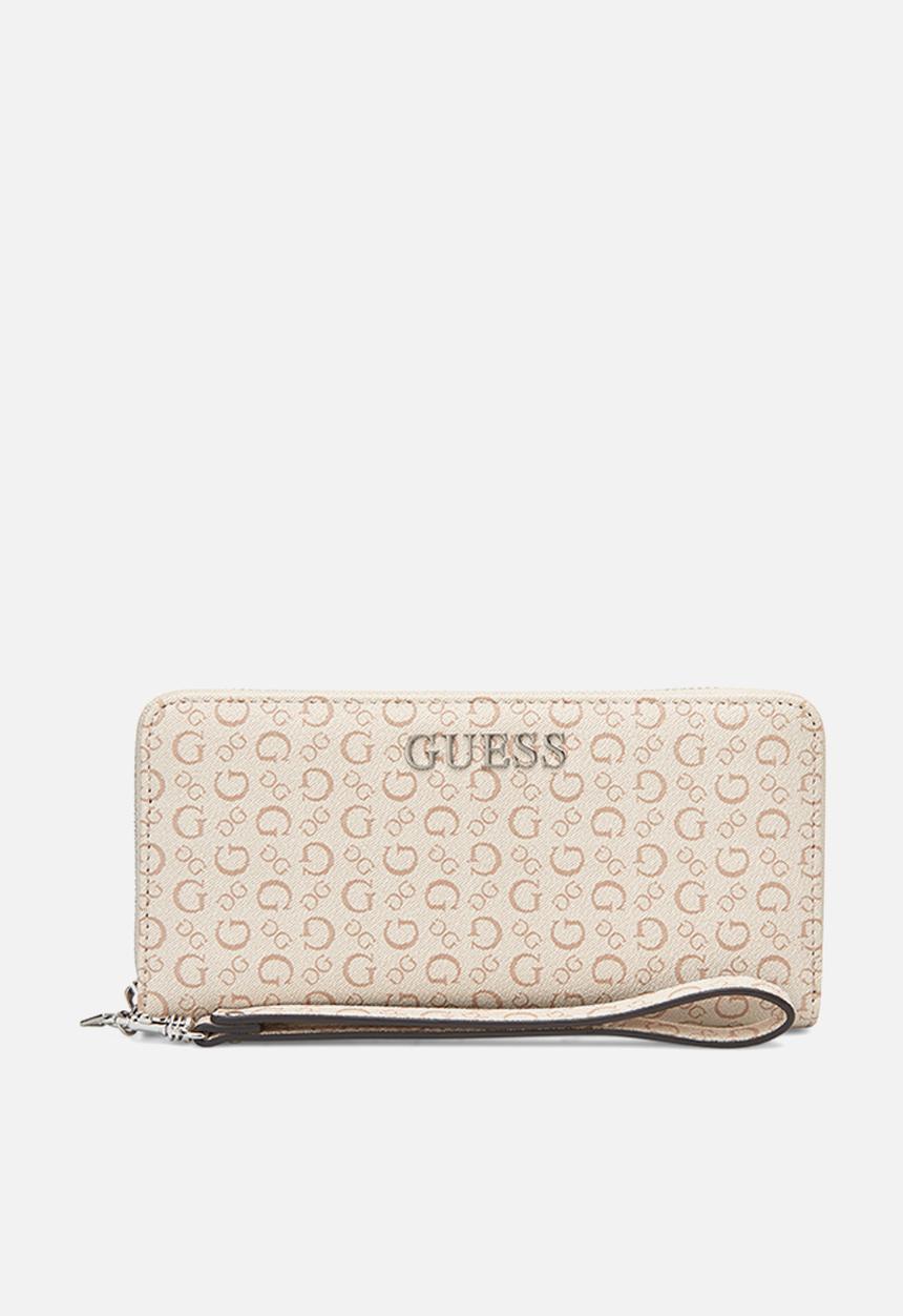 GUESS - Abbas slg zip around bag - pink