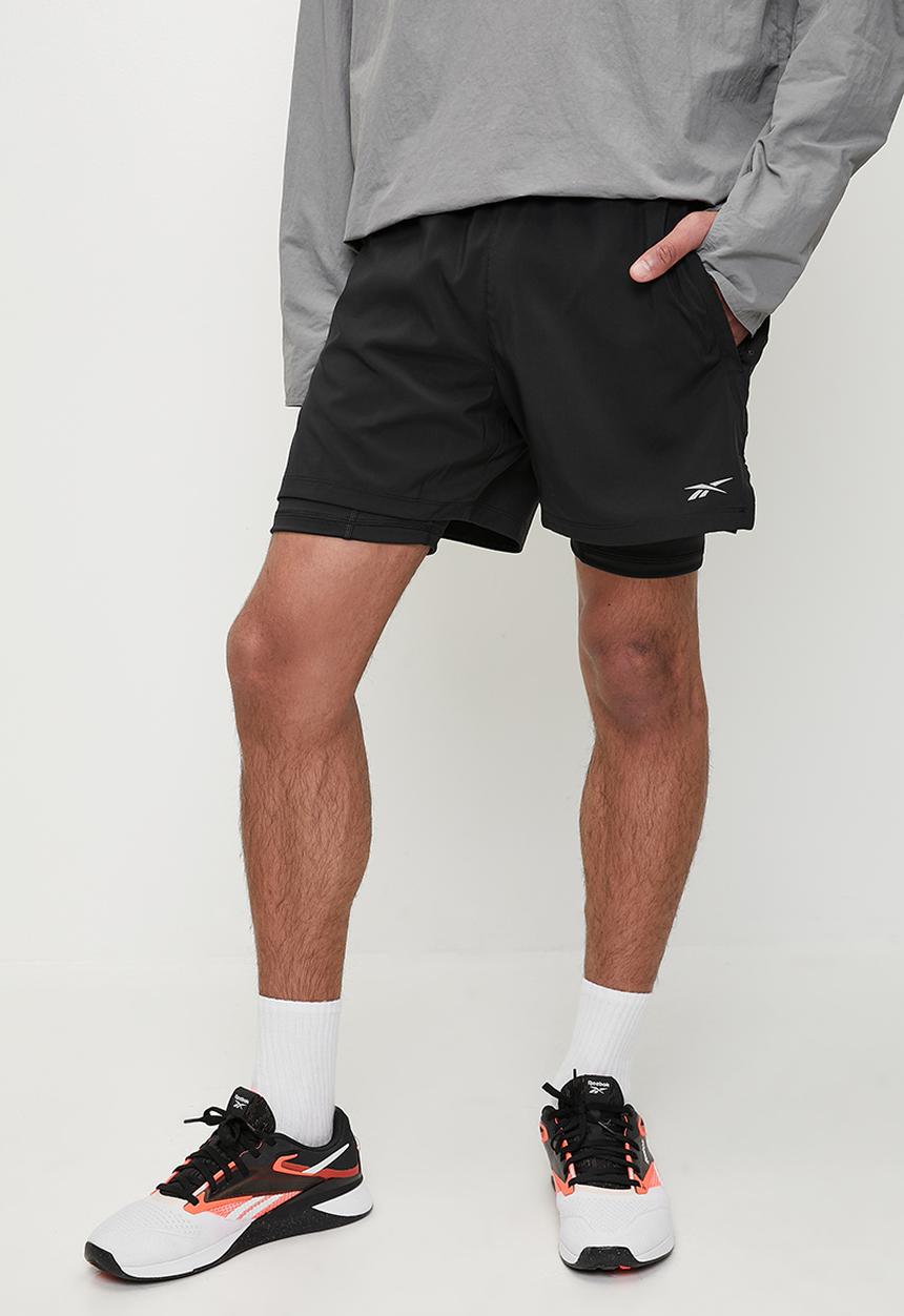 Reebok - 2 In 1 Running Short - Black
