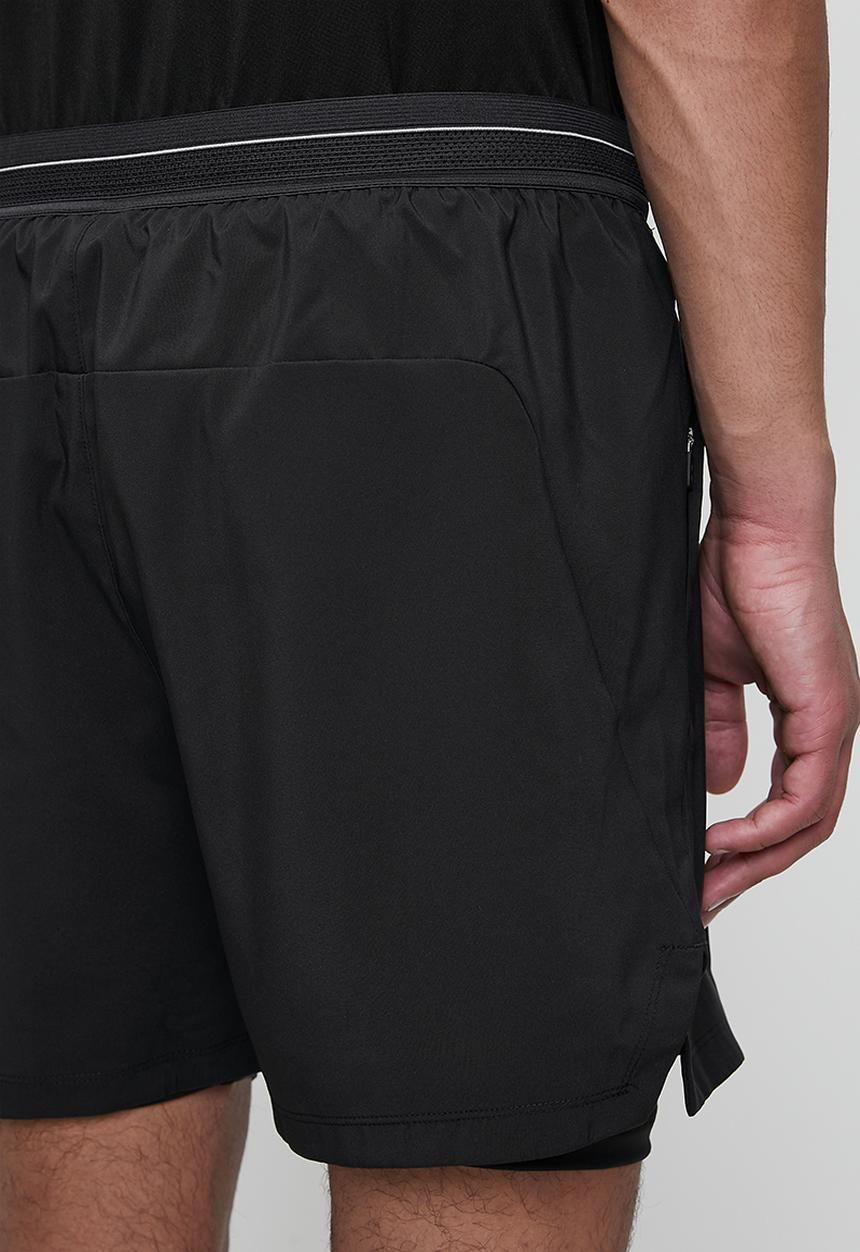 Reebok - 2 In 1 Running Short - Black