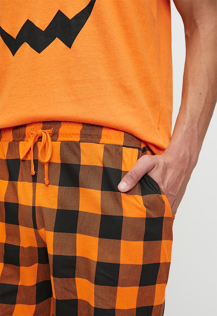 Brave Soul - Hallow Sleepwear - Orange/Black