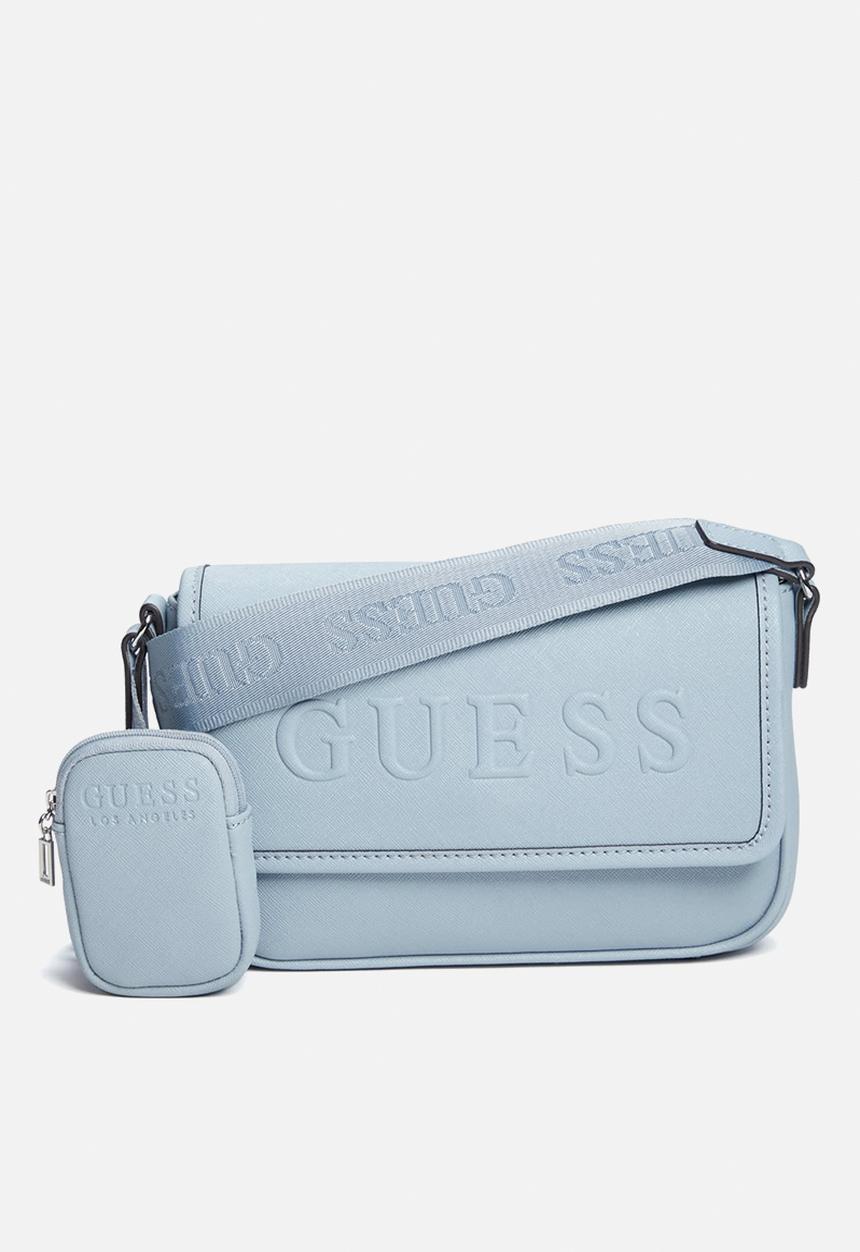 GUESS - Hadding nton mini crossbody bag - blue